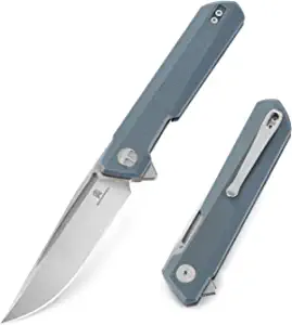 product image for Bestechman Dundee BMK-01C Folding Knife with Grey G-10 Scales