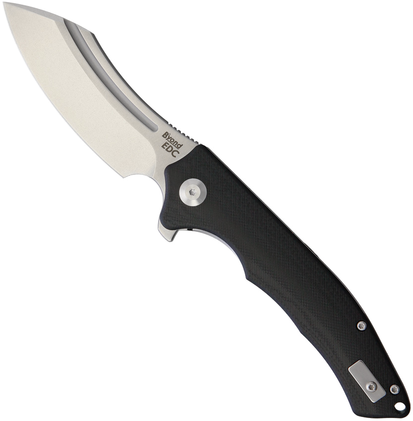 product image for Beyond-EDC Black G10 Sunder Linerlock 3.5" D2 Tool Steel Blade