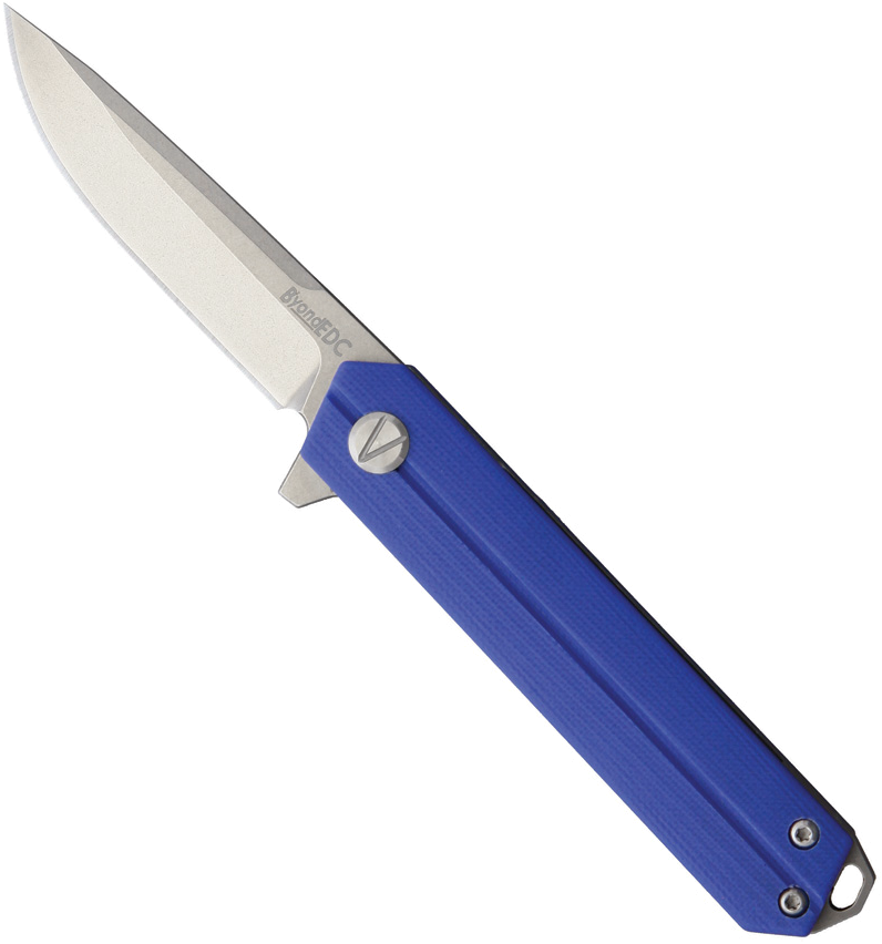 product image for Beyond-EDC Blue Linear Linerlock 2.63 D2 Tool Steel Blade