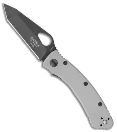 product image for Blade-Tech Katana Lite Tanto AUS 8 Gray Liner Lock Knife