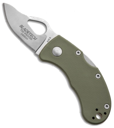 product image for Blade Tech Mouse-Lite Lock Back Green FRN AUS-8 Folding Knife