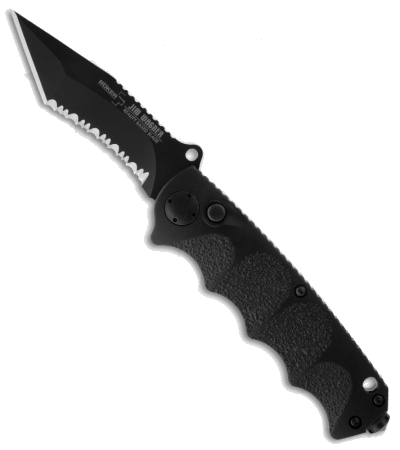 Boker Plus Black AUS 8 Tanto Automatic Knife 01BO054 product image