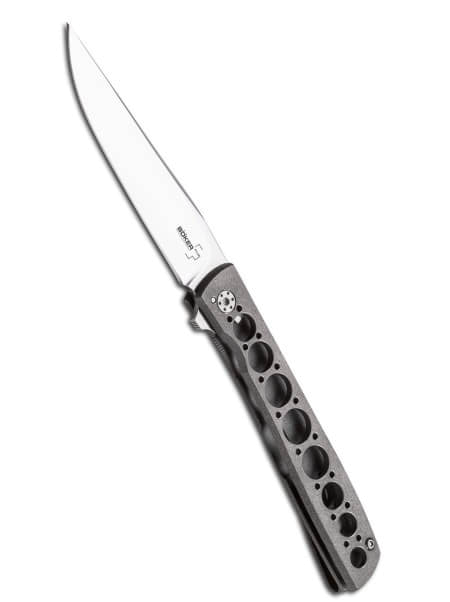 product image for Boker Plus Urban Trapper Titanium Frame Lock Knife Satin 01BO730