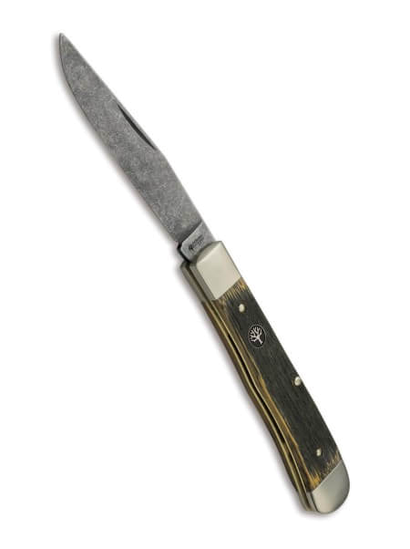 product image for Boker Trapper Schloss Burg Series Oak Wood Handle O1 Carbon Steel Knife