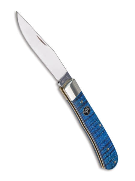 product image for Boker Trapper Uno Blue Curly Maple N690