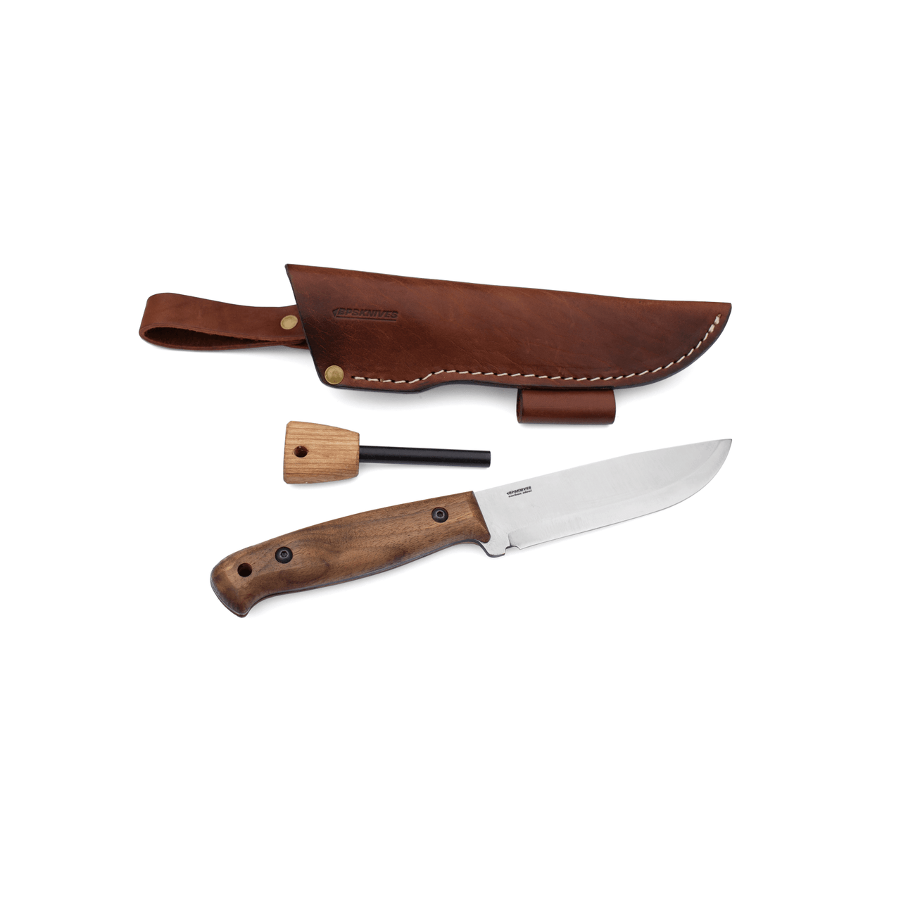 product image for BPS Knives Trail Chef 5Cr14MoV Stainless Steel Fixed Blade Knife Amarant Wood Handle