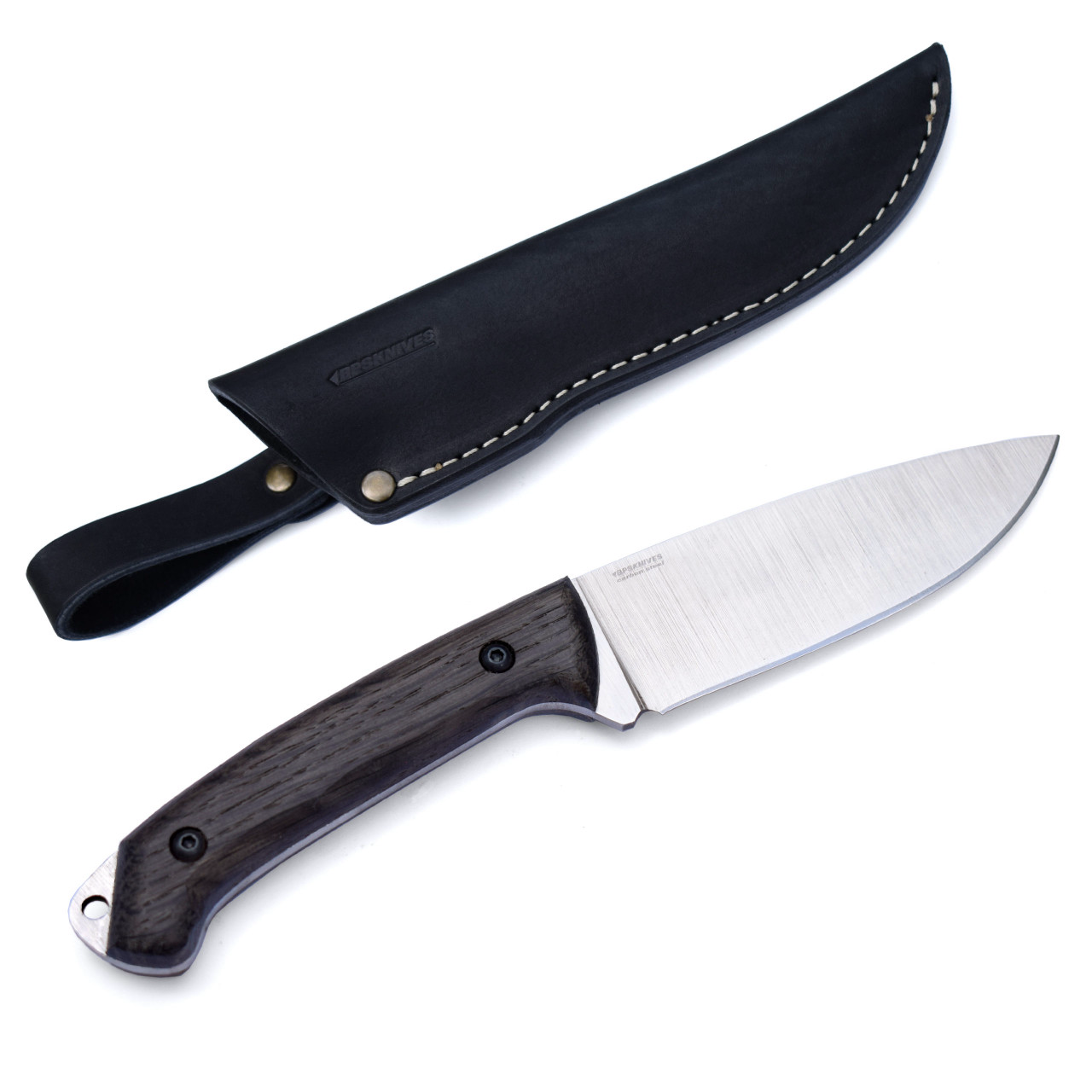 product image for BPS Savage CSH Fixed Blade Black Bog Oak Carbon Steel Knife