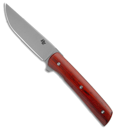 product image for Brad Zinker Urban Trapper Cocobolo Flipper Knife 3.25 Stonewash