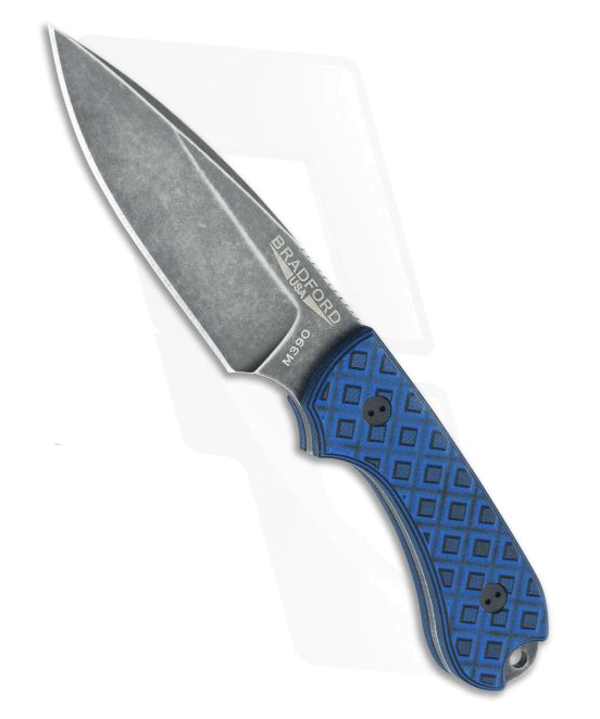 Bradford Guardian 3 Black Blue G10 False Edge Nimbus M390