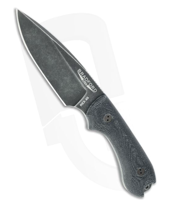 Bradford Guardian 3 Black Micarta Fixed Blade