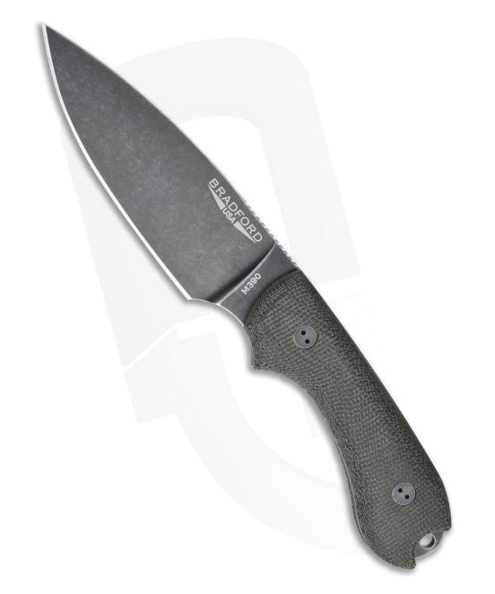 Bradford Knives Guardian 3 Green Micarta