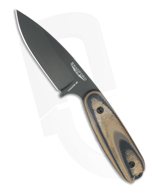 Bradford Guardian 3 Black Vanadis 4E Fixed Blade Knife