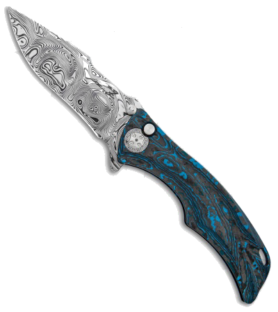 product image for Brian Tighe Custom Tighe Down DLC Titanium Damasteel Blade Knife