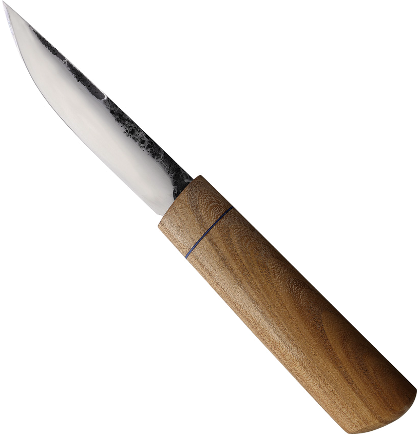 Brisa Yakut 125 Carbon Steel Knife with Siberian Elm Wood Handle and Brown Leather Sheath product image