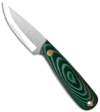 product image for Brisa-Enzo Necker 70 Green Micarta Fixed Blade Knife