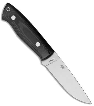 product image for Brisa EnZo Badger Fixed Blade Black Micarta D2 Satin Knife