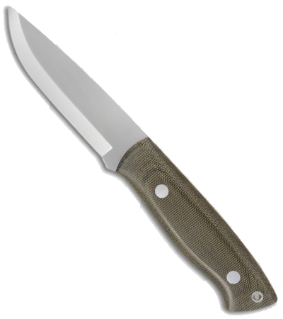 Brisa EnZo Trapper 95 Green Micarta Fixed Blade Knife N690Co product image
