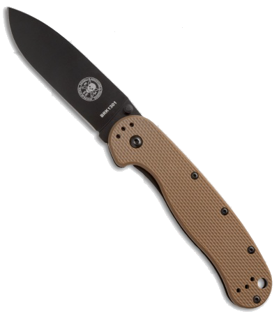 product image for BRK Avispa Coyote Brown Frame Lock Knife