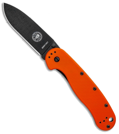 product image for BRK Avispa Frame Lock Knife Orange - Model ESEE Randall