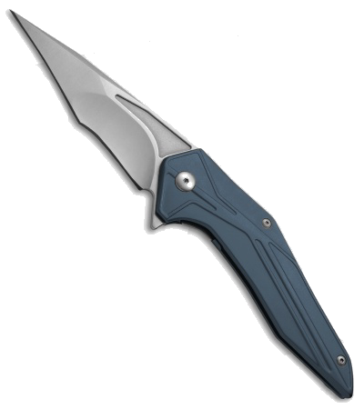 product image for Brous Blades Tyrant Blue D2 Steel Flipper Knife