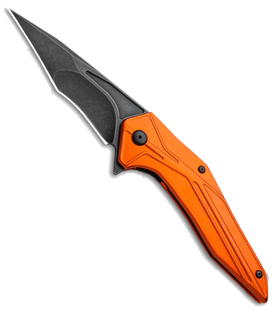 product image for Brous Blades Tyrant Orange D2 Steel Flipper Knife