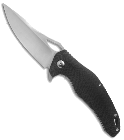 product image for Brous Blades VR-71 Black G-10 Liner Lock Flipper Knife Acid Blackwashed Blade