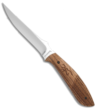 Browning Featherweight Classic Fixed Blade Wood Handle Knife Satin Finish product image