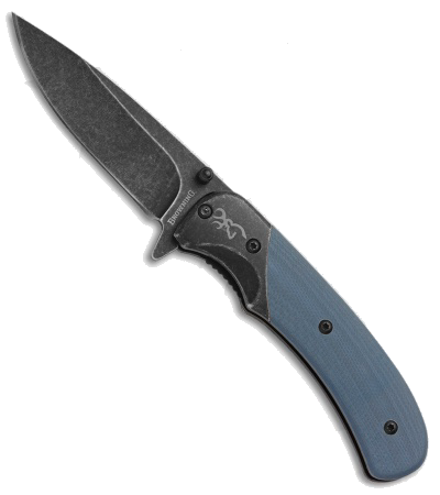 product image for Browning Range Blue G10 Liner Lock Knife