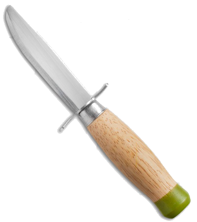product image for Brusletto Speider Scout Green Fixed Blade Knife with Birch Wood Handle