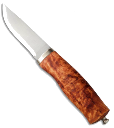 product image for Brusletto Norgeskniven Curly Birch 12C27 Stainless Steel Knife Norway