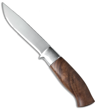 product image for Brusletto Tiur Fixed Blade Knife American Root Nut Wood Handle Sandvik 12C27 Stainless Steel Blade Norway