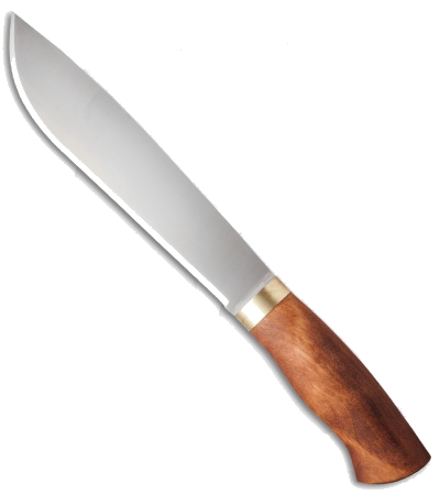 product image for Brusletto Villmann 440C Stainless Steel Fixed Blade Knife Birch Wood Handle