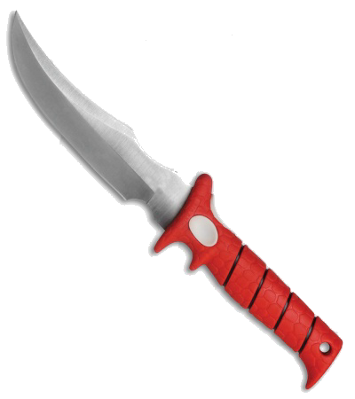 product image for Bubba Blade Woody Red Rubber Handle Fixed Blade Knife