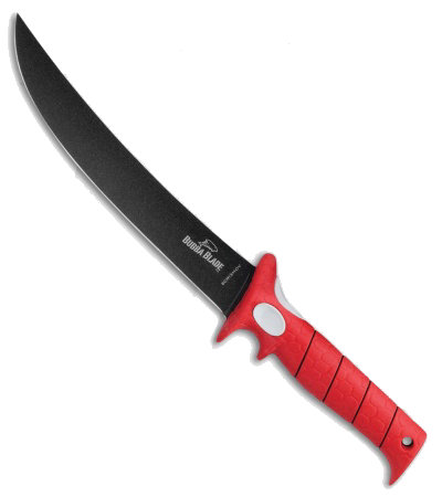 product image for Bubba Blade Stiffie Fillet 9" Red Rubber Handle Knife