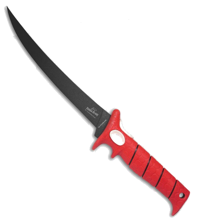 product image for Bubba Blade 15" Flex Fillet Knife Red Handle 9" Black Blade