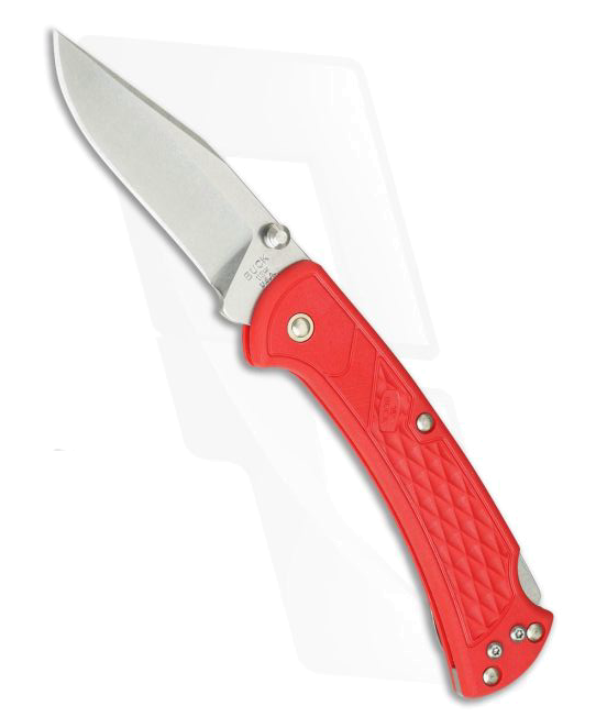 Buck 112 Slim Select Red Folding Lock Back Knife