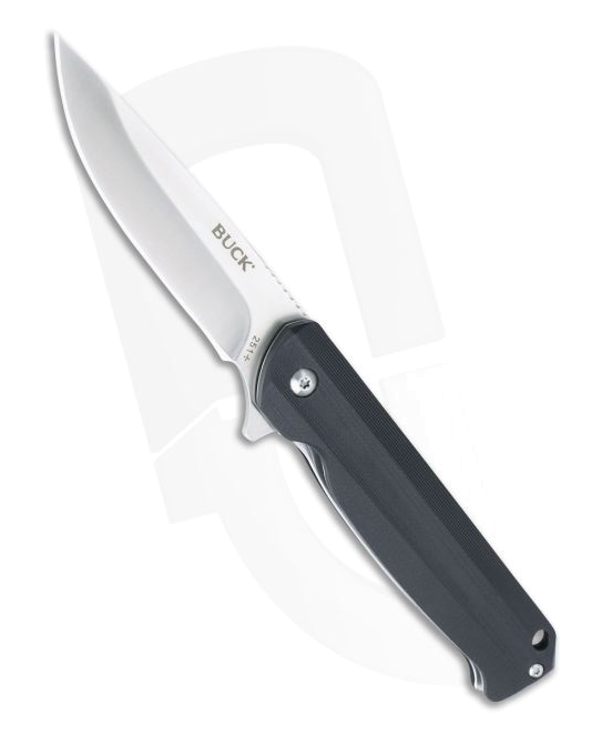 product image for Buck Langford Black G-10 7Cr Stainless Steel Folding Knife 0251 BKS