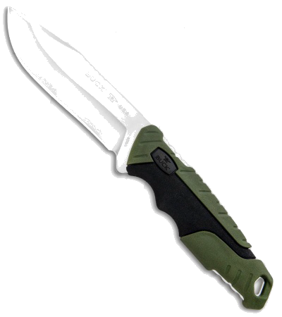 product image for Buck Pursuit Large Fixed Blade Knife Green 0656 GRS