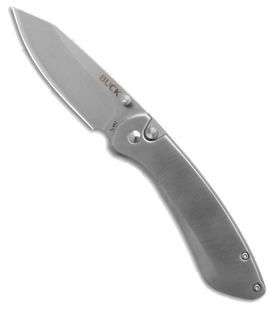 Buck Knives 744 Sovereign Button Lock Gray Steel Pocket Knife product image