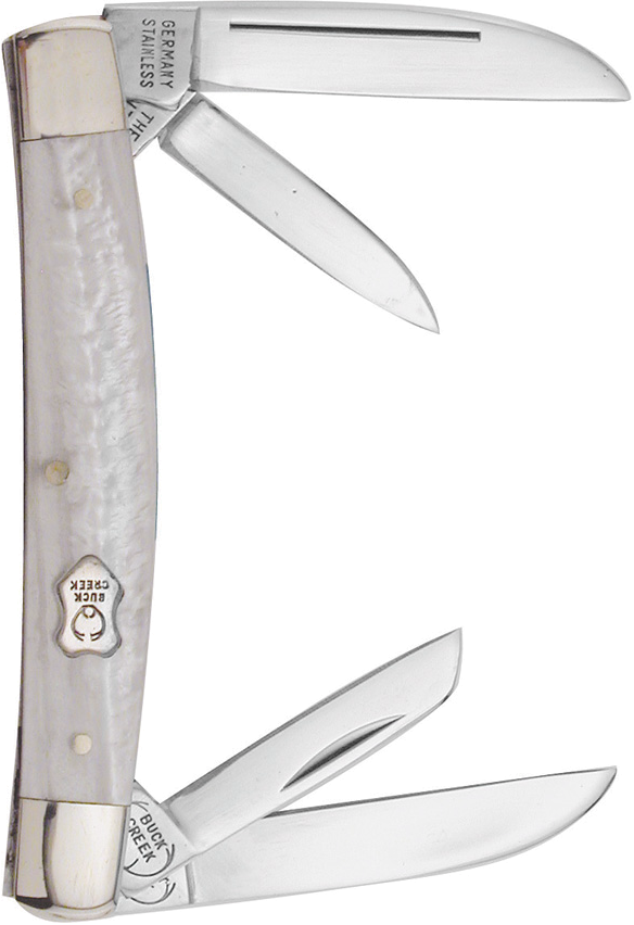 product image for Buck Creek Little Bear Bull Cracked Ice White Synthetic Handle