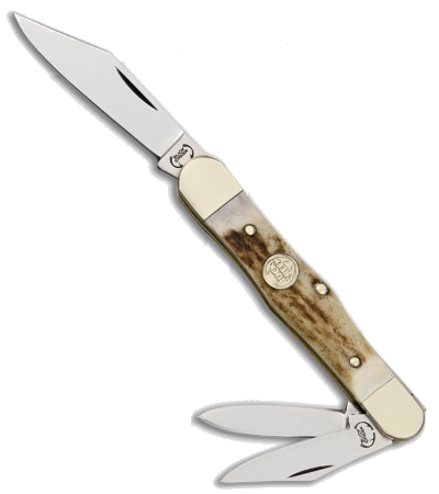product image for Buck Creek Whittler Deer Stag Handle Pocket Knife