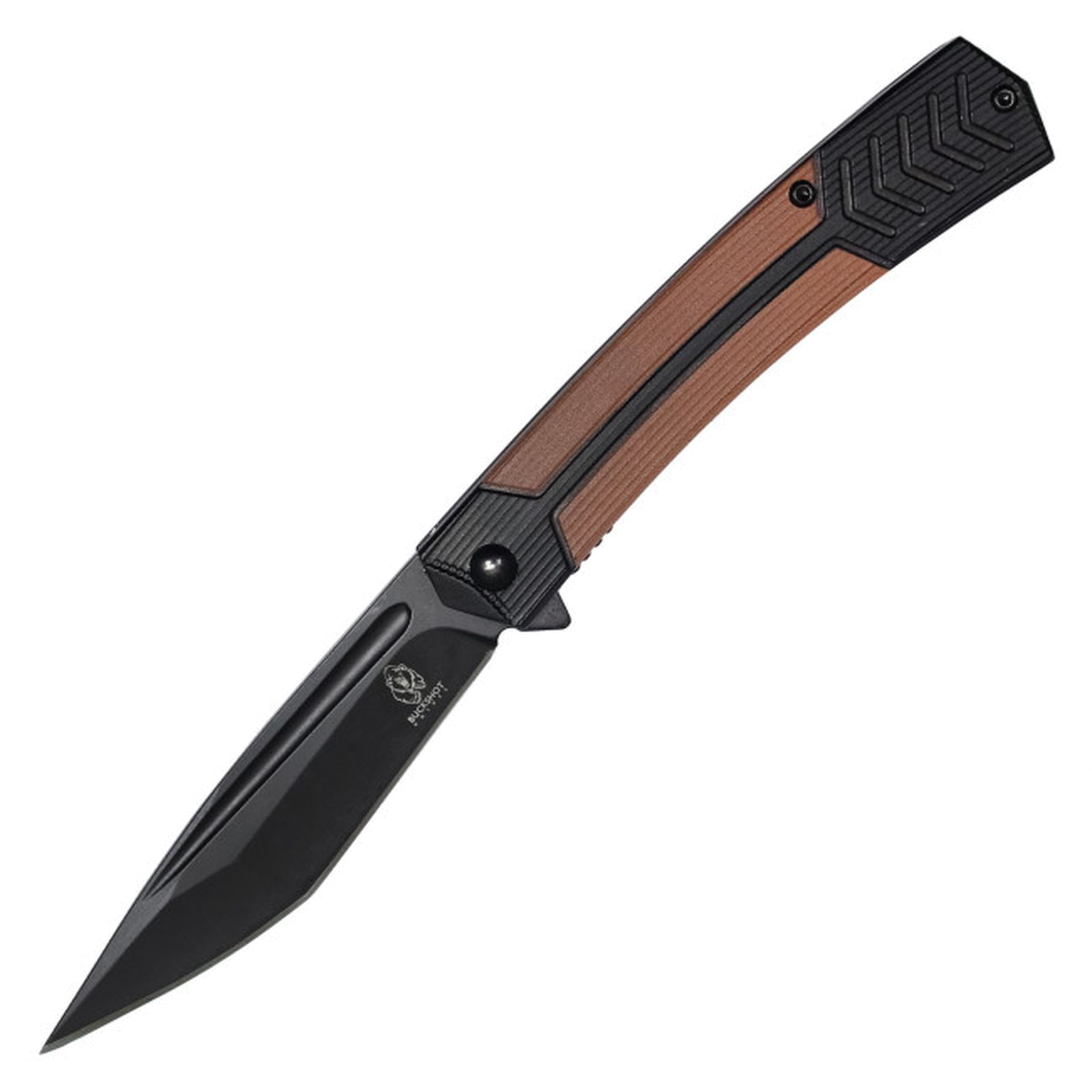 Buckshot Black Brown Model Pocket Knife product image