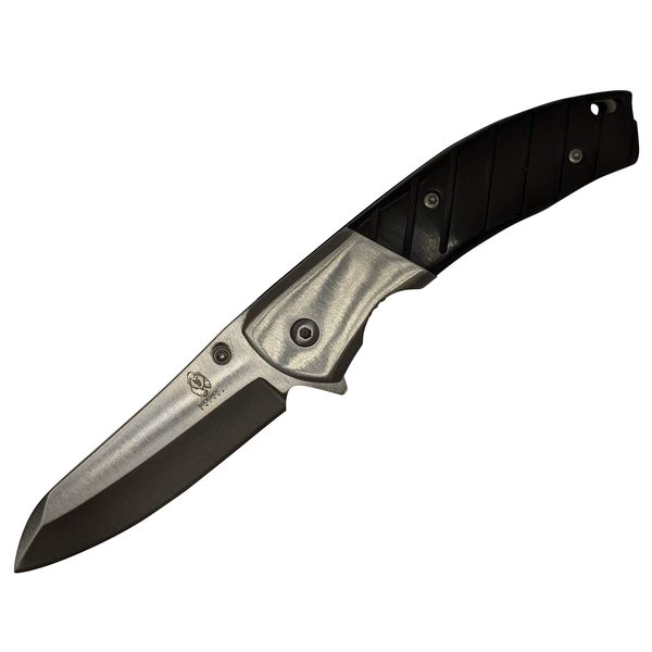 product image for Buckshot Black Spring Assist Folding Pocket Knife 8202