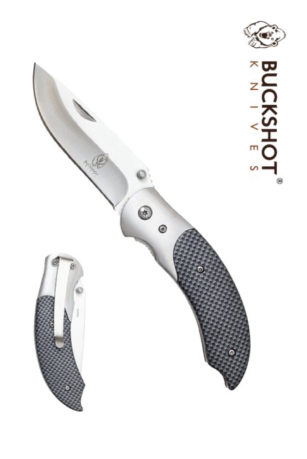 Buckshot Silver Spring Assisted Folding Knife