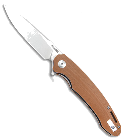 product image for Byond EDC Harak D2 Steel Liner Lock Knife Brown G-10 Handle SA1902DG-BN