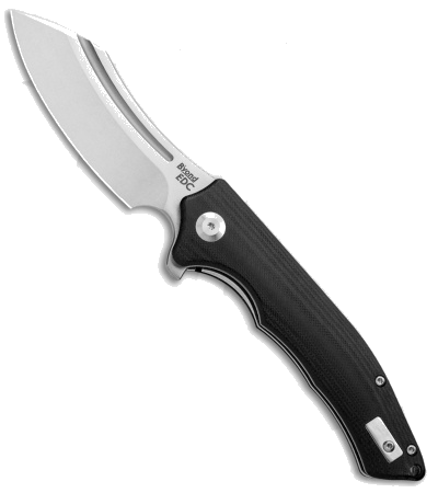 product image for Byond EDC Sunder D2 Steel Cleaver-Style Liner Lock Knife Black G10 Handle SA1903DG-BK