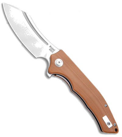 product image for Byond EDC Sunder D2 Steel Cleaver Pocket Knife Brown G10 Handle SA1903DG-BN