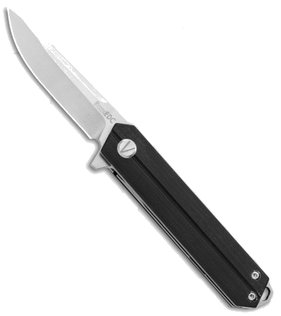 product image for Byond EDC Linear Black G10 Flipper Knife SA1905DGS-BK