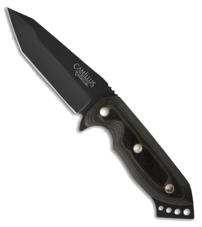 product image for Camillus Carbonitride Titanium AUS-8 Fixed Blade Knife