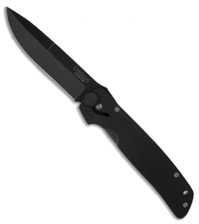 product image for Camillus Cuda Carbonitride Titanium Black Folding Knife AUS-8 18533